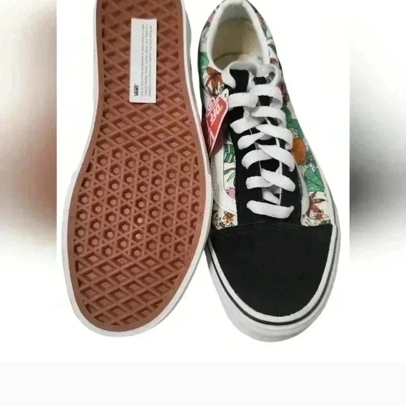 Vans Black and Multicolor Graphic Sneakers - Picture 2 of 5